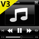 SKIN PLAYERPRO V4 GLASS BLACK APK