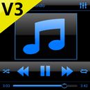 SKIN PLAYERPRO V4 GLASS BLUE APK