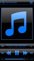 SKIN PLAYERPRO V4 GLASS BLUE poster