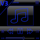 SKIN PLAYERPRO V3 DARK BLUE APK