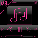SKIN PLAYERPRO V3 DARK PINK APK