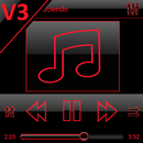 SKIN PLAYERPRO V3 DARK RED APK