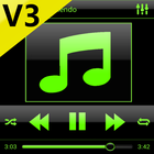 SKIN PLAYERPRO V4 GLASS GREEN ikona
