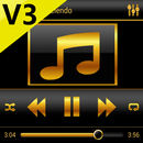SKIN PLAYERPRO V4 GOLD GLASS APK