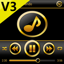 SKIN PLAYERPRO V4 GOLD ELEGANT APK