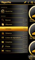 SKIN PLAYERPRO V4 GOLD ELEGANT screenshot 3