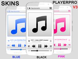 SKIN PLAYERPRO V3 WHITE BLUE screenshot 1