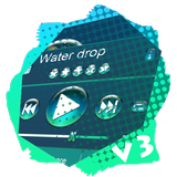 Water drop PlayerPro Skin icône