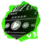 Zebra PlayerPro Skin آئیکن