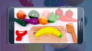 Learn Fruit and Vegetables Toys Ekran Görüntüsü 2