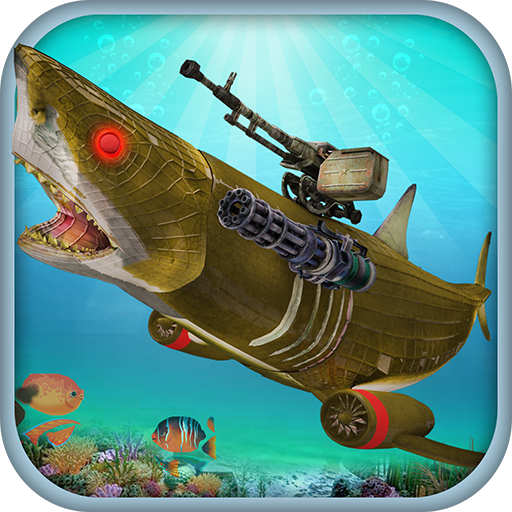 Unterwasser Roboter Hai Jagd