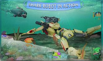Underwater Robot Shark Hunting تصوير الشاشة 2