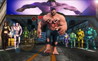 Incredible Monster Superhero: Robots Street Battle screenshot 2