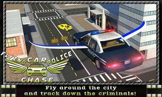 Flying Car Police Chase Affiche