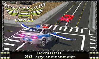 Flying Car Police Chase syot layar 3