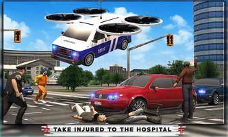 Flying Drone Ambulance Affiche