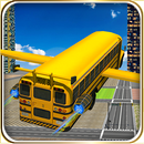 Flying School Bus Racing APK