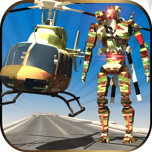 Hubschrauber Robot Transform