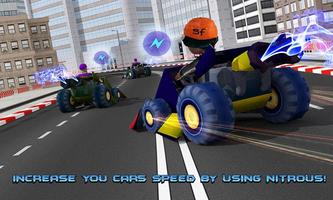 Kids Police Car Racing Ekran Görüntüsü 1
