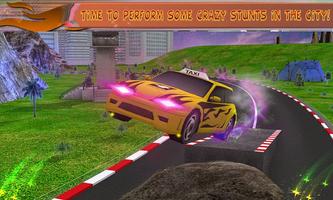 Modern Taxi Crazy Stunts screenshot 1