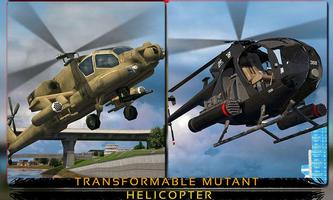 Mutant Helicopter Flying Sim Affiche