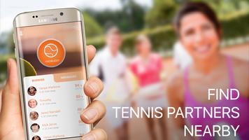 Find tennis players nearby โปสเตอร์