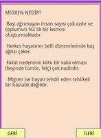 MİGREN NEDİR TANISI , TEDAVİSİ screenshot 1