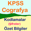 ”KPSS Coğrafya Kodlamaları Coğr