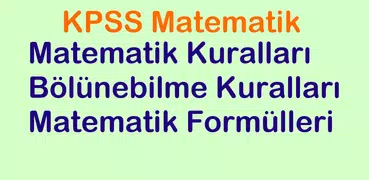 KPSS Matematik Pratik Bilgiler