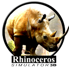 Wild Rhino Simulator 3D icône