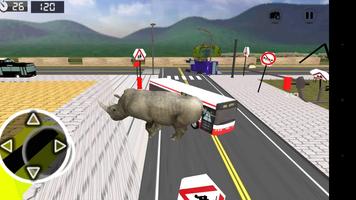 Wild Rhino Simulator 3D capture d'écran 2