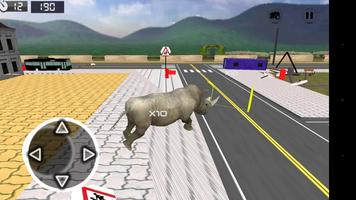 Wild Rhino Simulator 3D capture d'écran 3