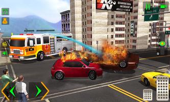 pompier sauvetage - urgence simulateur de camion capture d'écran 3