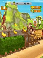 monkey jungle run - adventure runner اسکرین شاٹ 1