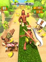 monkey jungle run - adventure runner اسکرین شاٹ 2