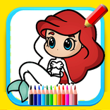 Coloring Book For mermaid