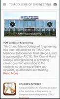 TCM College of Engineering captura de pantalla 1