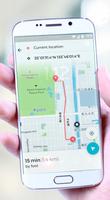 Mapa del GPS para Android Poster