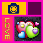 Love photo frames icono