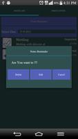 Rappel note Alarm App capture d'écran 3