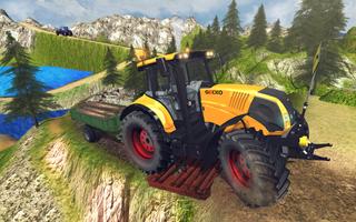 Tractor Driver Cargo 3D Affiche