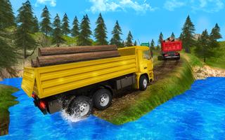 Truck Cargo Driver 3D Affiche