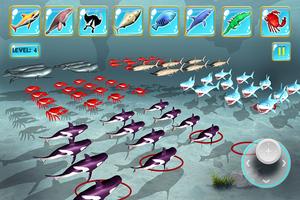Underwater Sea Animals Kingdom Battle Simulator screenshot 1