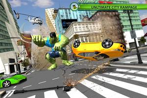 Incredible monster hero city battle rampage game (Unreleased) ảnh chụp màn hình 1