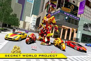 Robot Transforming Game - Real Robot Car Transport imagem de tela 4