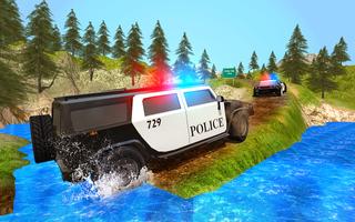 Police Car Driver Offroad Ekran Görüntüsü 1