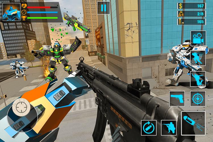 Android 用の リアルロボットシューティングゲーム ファイティング Fpsシューティング Apk をダウンロード