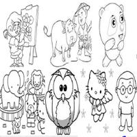 How to Draw Cartoon Characters Affiche