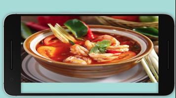 Poster Thai food 100 menu