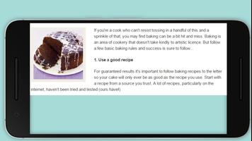 cake top 10 tips for success ポスター